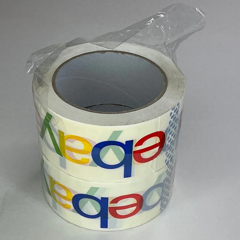 eBay White Multi-Color Packing Tape Shipping Supplies 10 Rolls Bulk Reseller